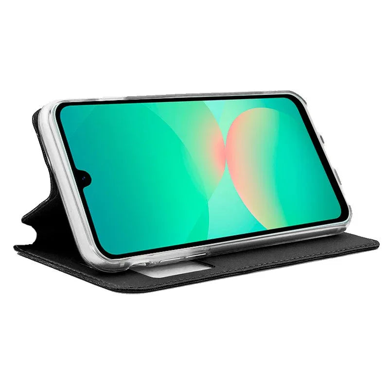Funda COOL Flip Cover para Samsung A266 Galaxy A26 5G / A17 / A17 5G Liso Negro - PixelPlaza