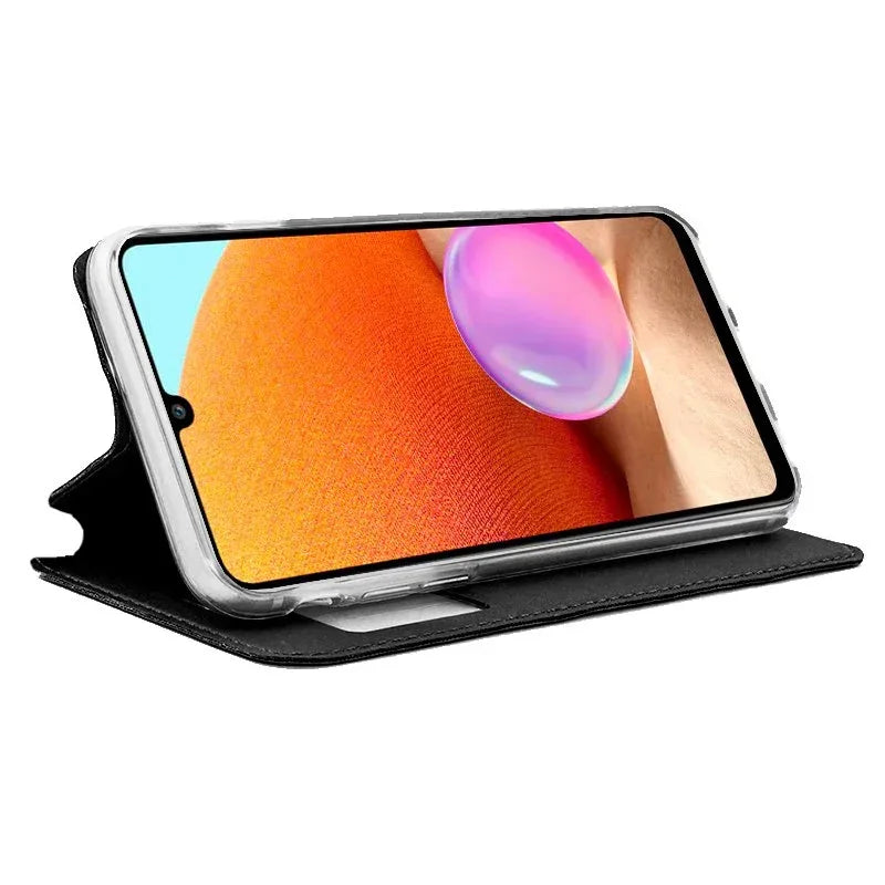 Funda COOL Flip Cover para Samsung A325 Galaxy A32 4G Liso Negro - PixelPlaza