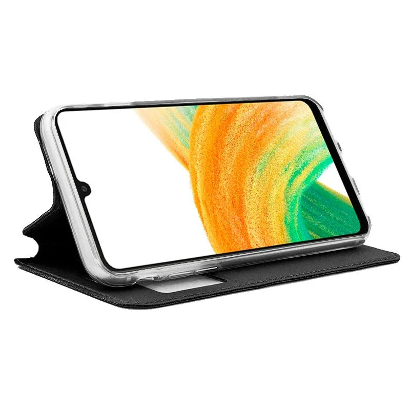 Funda COOL Flip Cover para Samsung A336 Galaxy A33 5G Liso Negro - PixelPlaza