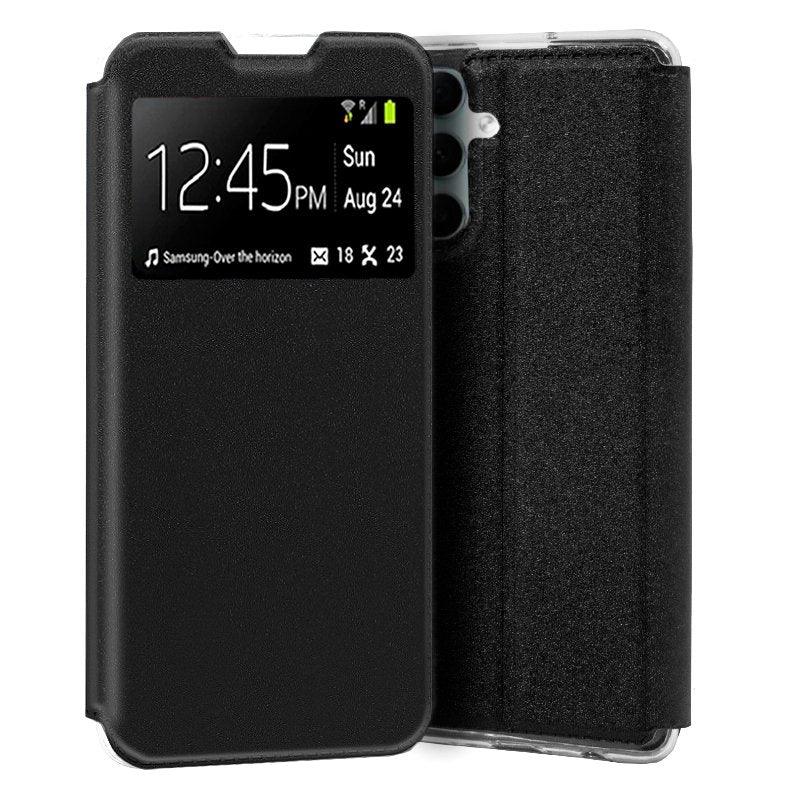 Funda COOL Flip Cover para Samsung A346 Galaxy A34 5G Liso Negro - PixelPlaza
