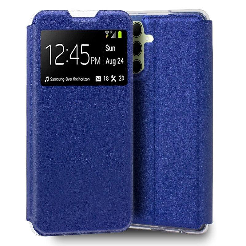 Funda COOL Flip Cover para Samsung A356 Galaxy A35 5G Liso Azul - PixelPlaza