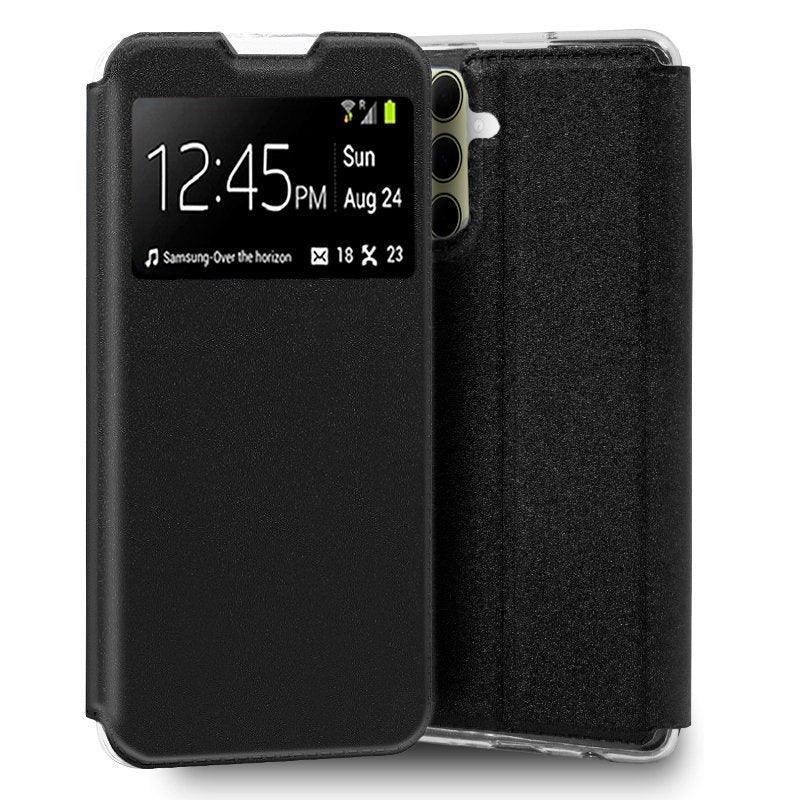 Funda COOL Flip Cover para Samsung A356 Galaxy A35 5G Liso Negro - PixelPlaza