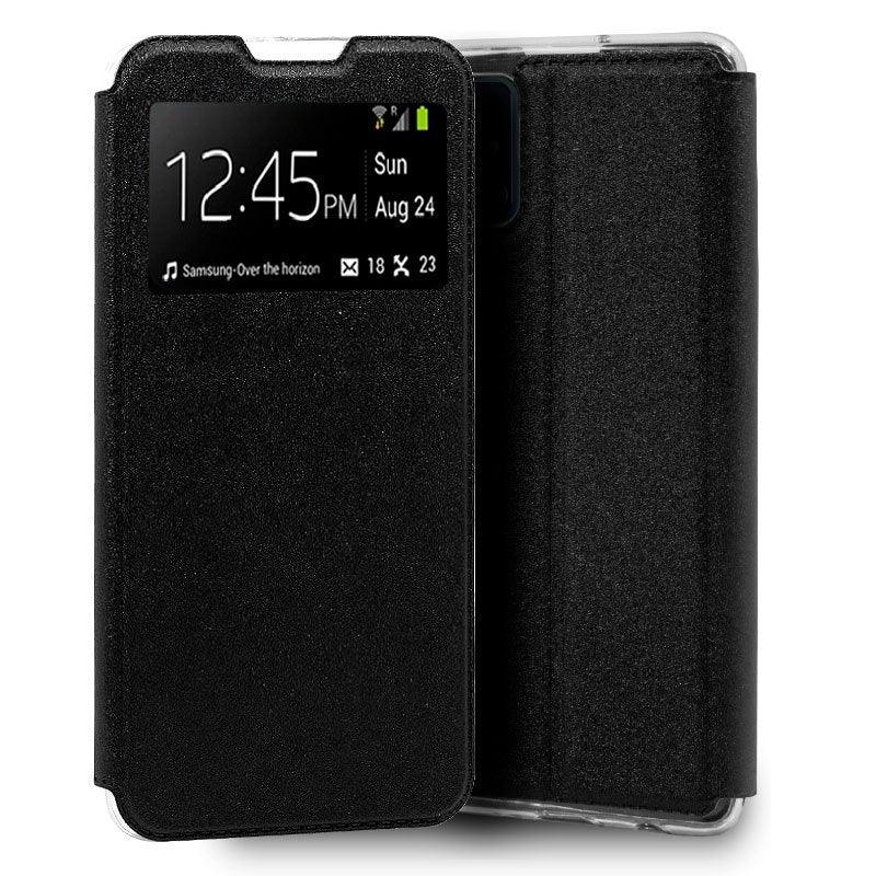 Funda COOL Flip Cover para Samsung A415 Galaxy A41 Liso Negro - PixelPlaza