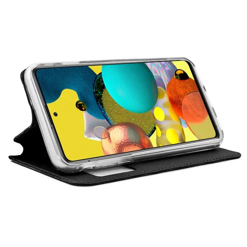 Funda COOL Flip Cover para Samsung A516 Galaxy A51 5G Liso Negro - PixelPlaza