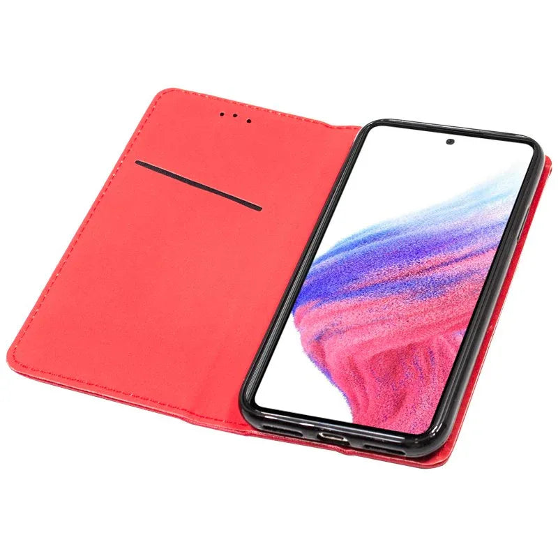 Funda COOL Flip Cover para Samsung A536 Galaxy A53 5G Liso Rojo - PixelPlaza