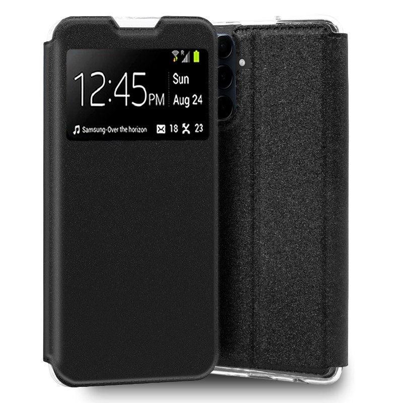 Funda COOL Flip Cover para Samsung A556 Galaxy A55 5G Liso Negro - PixelPlaza
