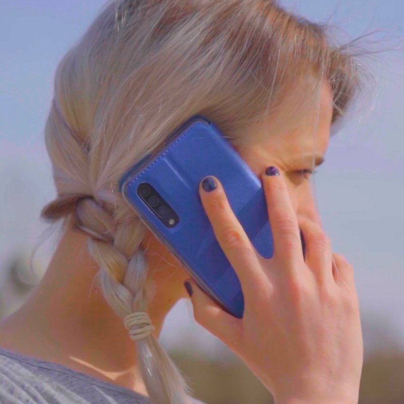 Funda COOL Flip Cover para Samsung A576 Galaxy A57 5G Liso Azul