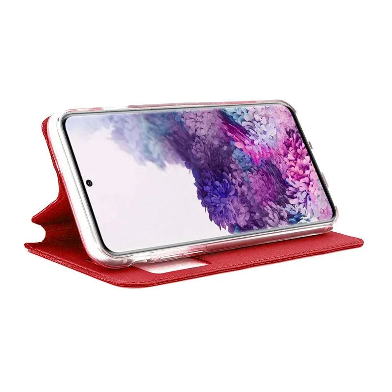 Funda COOL Flip Cover para Samsung G980 Galaxy S20 Liso Rojo - PixelPlaza