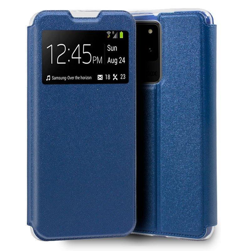 Funda COOL Flip Cover para Samsung G988 Galaxy S20 Ultra 5G Liso Azul - PixelPlaza