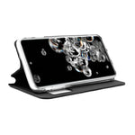 Funda COOL Flip Cover para Samsung G988 Galaxy S20 Ultra 5G Liso Negro - PixelPlaza