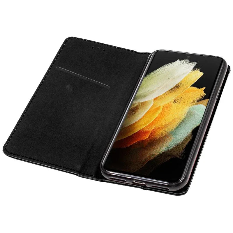 Funda COOL Flip Cover para Samsung G998 Galaxy S21 Ultra Liso Negro - PixelPlaza
