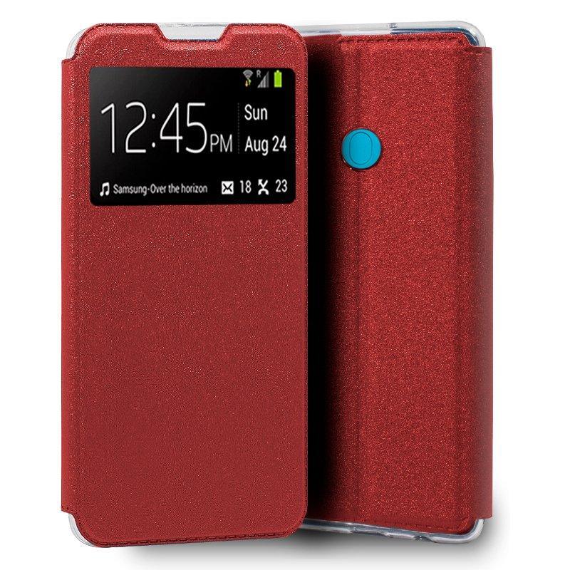 Funda COOL Flip Cover para Samsung M115 Galaxy M11 / A11 Liso Rojo - PixelPlaza
