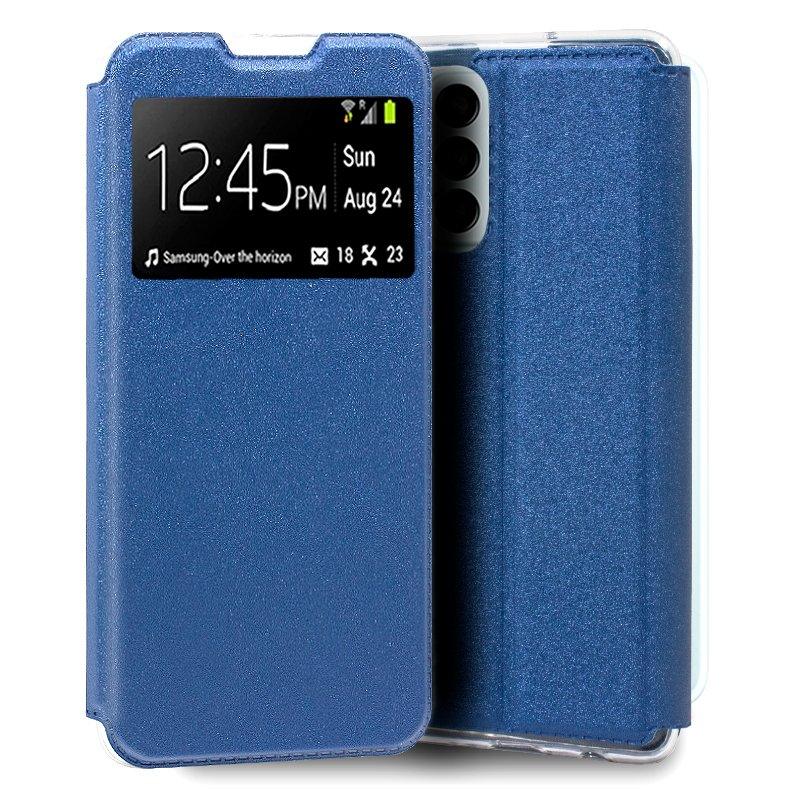 Funda COOL Flip Cover para Samsung M135 Galaxy M13 / A23 5G Liso Azul - PixelPlaza