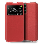 Funda COOL Flip Cover para Samsung M135 Galaxy M13 / A23 5G Liso Rojo - PixelPlaza