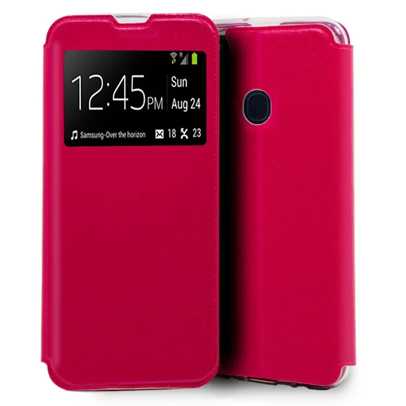 Funda COOL Flip Cover para Samsung M215 Galaxy M21 Liso Rosa - PixelPlaza