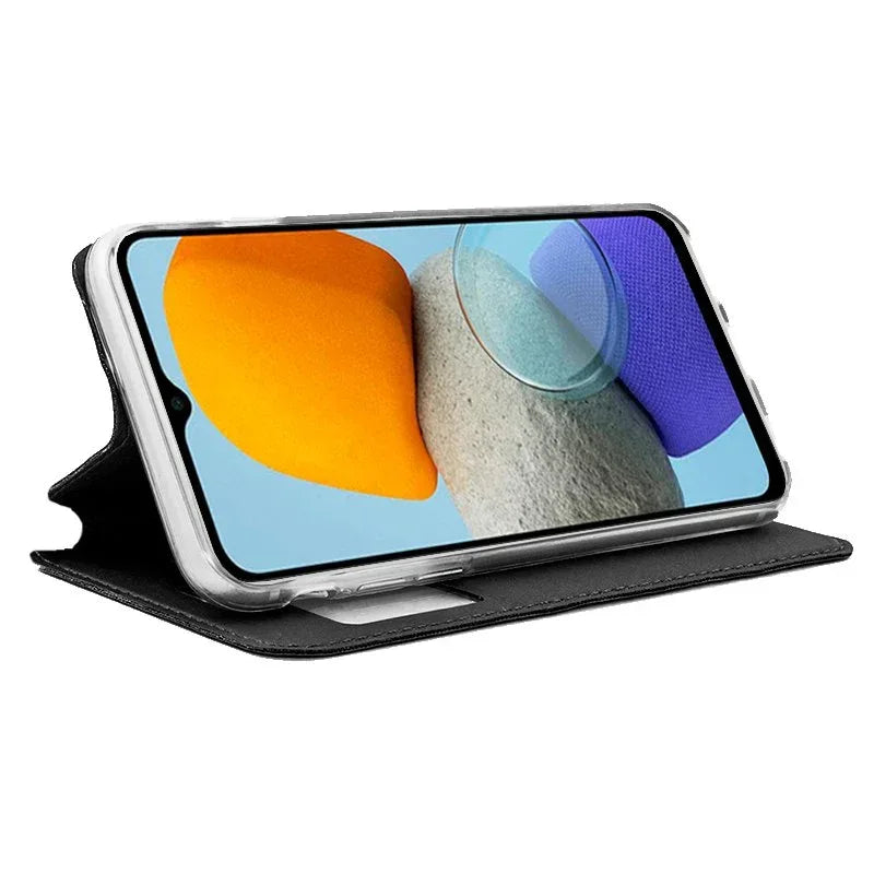 Funda COOL Flip Cover para Samsung M236 Galaxy M23 5G Liso Negro - PixelPlaza
