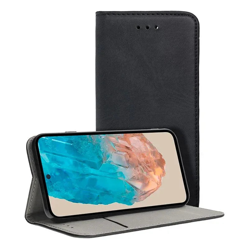 Funda COOL Flip Cover para Samsung M356 Galaxy M35 5G Liso Negro - PixelPlaza