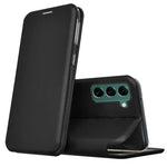 Funda COOL Flip Cover para Samsung S906 Galaxy S22 Plus Elegance Negro - PixelPlaza