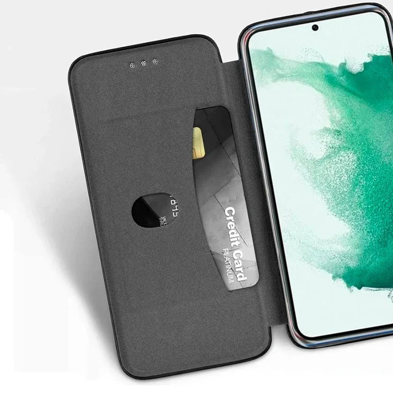 Funda COOL Flip Cover para Samsung S906 Galaxy S22 Plus Elegance Negro - PixelPlaza