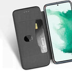 Funda COOL Flip Cover para Samsung S906 Galaxy S22 Plus Elegance Negro - PixelPlaza