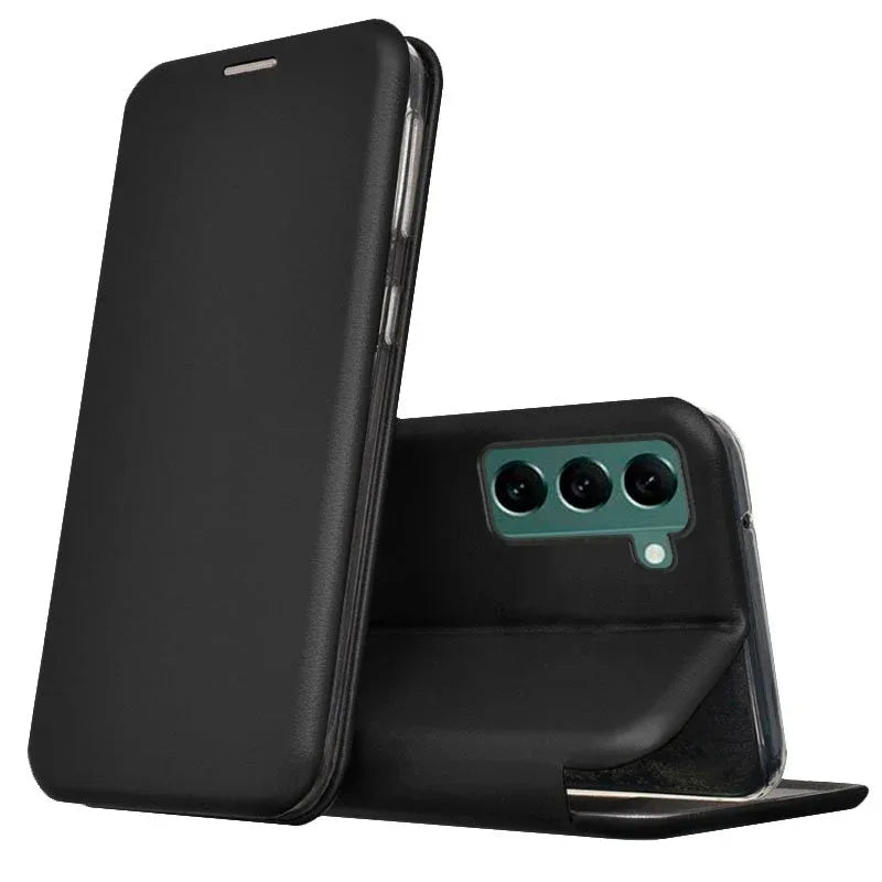 Funda COOL Flip Cover para Samsung S906 Galaxy S22 Plus Elegance Negro - PixelPlaza