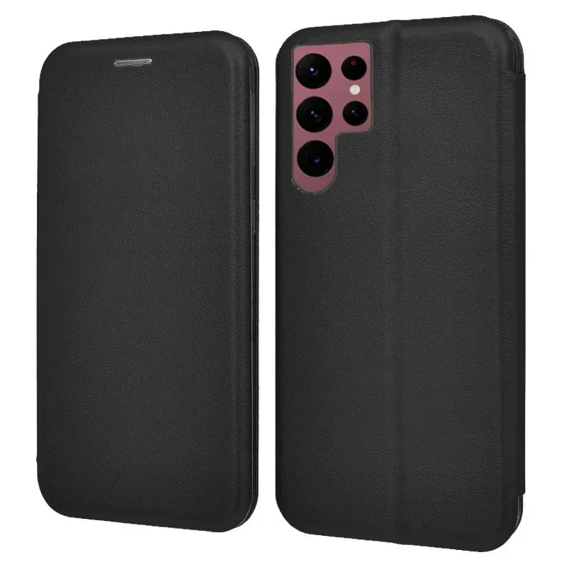 Funda COOL Flip Cover para Samsung S908 Galaxy S22 Ultra Elegance Negro - PixelPlaza