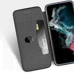 Funda COOL Flip Cover para Samsung S908 Galaxy S22 Ultra Elegance Negro - PixelPlaza