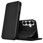 Funda COOL Flip Cover para Samsung S921 Galaxy S24 / S25 Elegance Negro - PixelPlaza