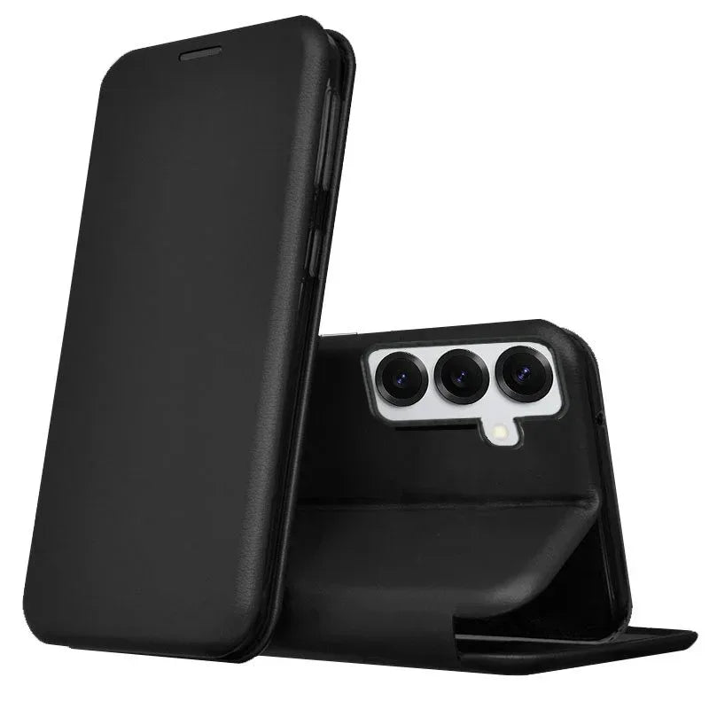 Funda COOL Flip Cover para Samsung S921 Galaxy S24 / S25 Elegance Negro - PixelPlaza