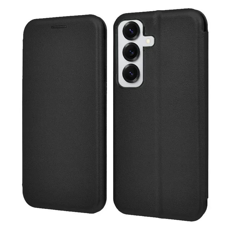 Funda COOL Flip Cover para Samsung S921 Galaxy S24 / S25 Elegance Negro - PixelPlaza