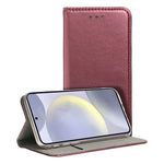 Funda COOL Flip Cover para Samsung S921 Galaxy S24 / S25 Liso Burgundy - PixelPlaza