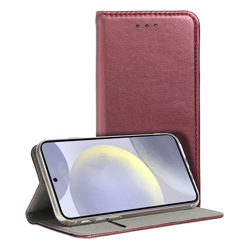 Funda COOL Flip Cover para Samsung S921 Galaxy S24 / S25 Liso Burgundy - PixelPlaza
