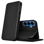 Funda COOL Flip Cover para Samsung S926 Galaxy S24 Plus / S25 Plus Elegance Negro - PixelPlaza