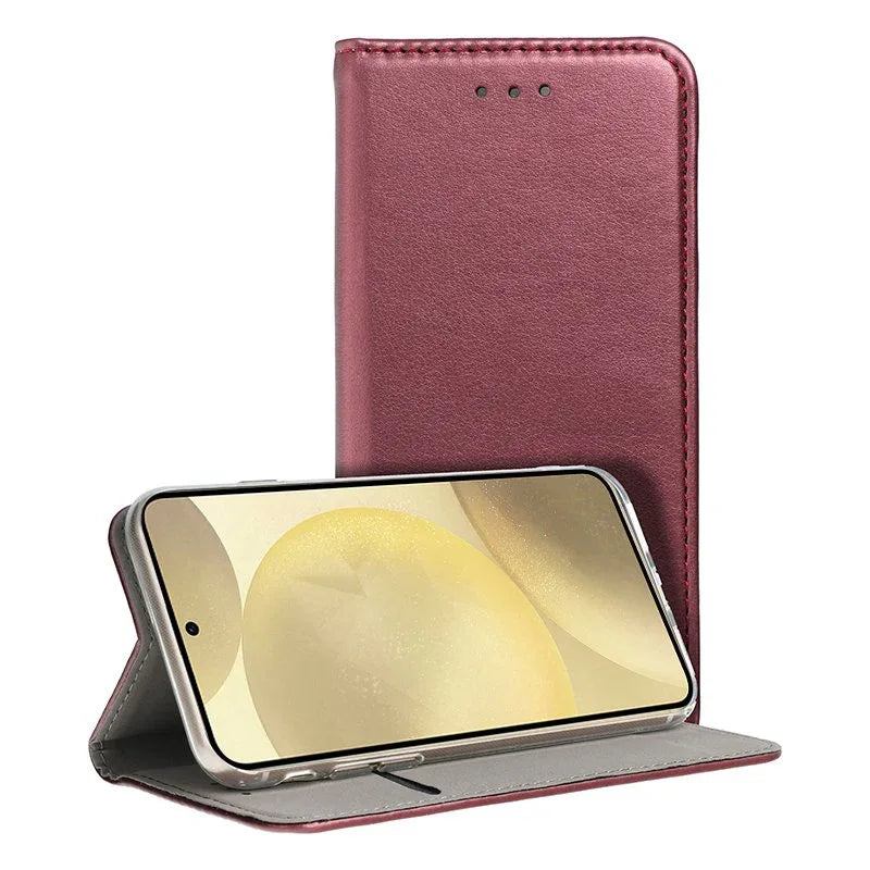 Funda COOL Flip Cover para Samsung S926 Galaxy S24 Plus / S25 Plus Liso Burgundy - PixelPlaza