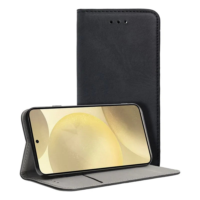 Funda COOL Flip Cover para Samsung S926 Galaxy S24 Plus / S25 Plus Liso Negro - PixelPlaza