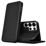 Funda COOL Flip Cover para Samsung S938 Galaxy S25 Ultra Elegance Negro - PixelPlaza