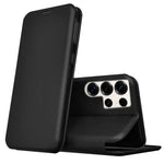 Funda COOL Flip Cover para Samsung S938 Galaxy S25 Ultra Elegance Negro - PixelPlaza