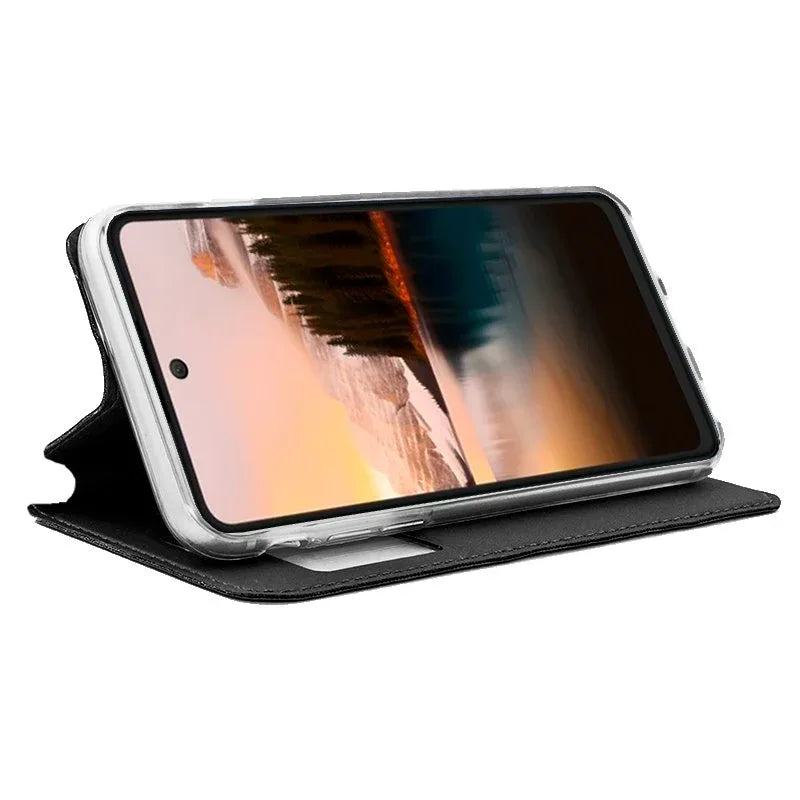 Funda COOL Flip Cover para TCL 40 Nxtpaper Liso Negro - PixelPlaza