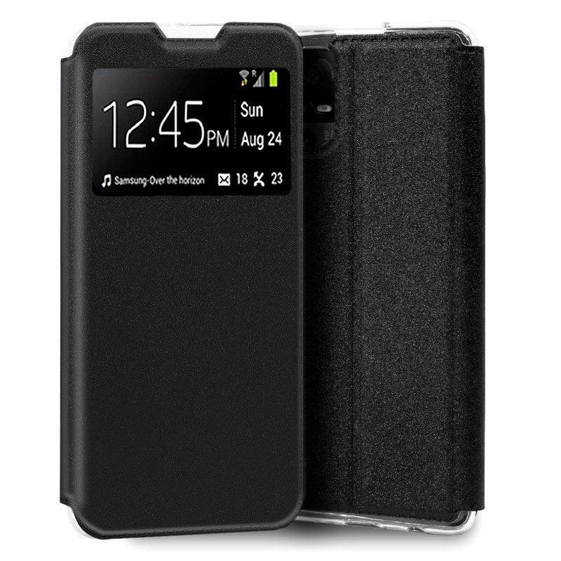 Funda COOL Flip Cover para TCL 40R 5G Liso Negro - PixelPlaza