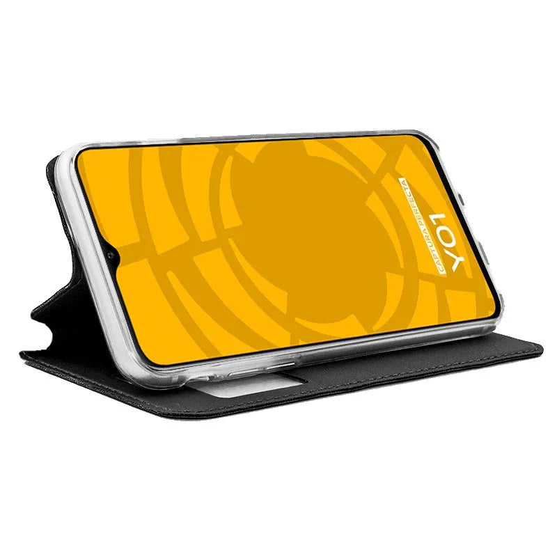 Funda COOL Flip Cover para Vivo Y01 Liso Negro - PixelPlaza