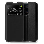 Funda COOL Flip Cover para Vivo Y22s / Y35 Liso Negro - PixelPlaza