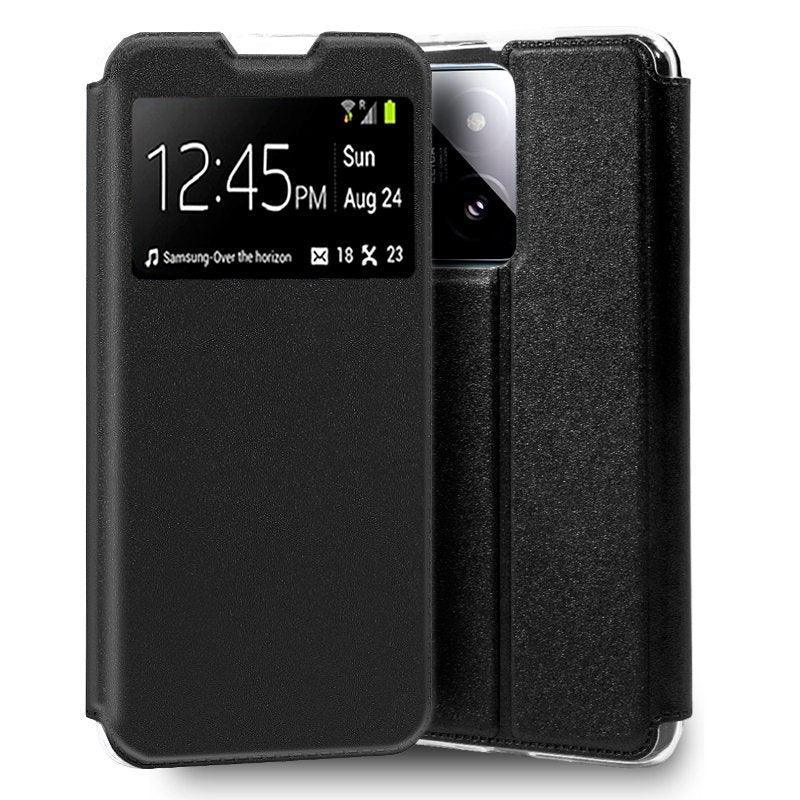 Funda COOL Flip Cover para Xiaomi 14 / 14 5G Liso Negro - PixelPlaza