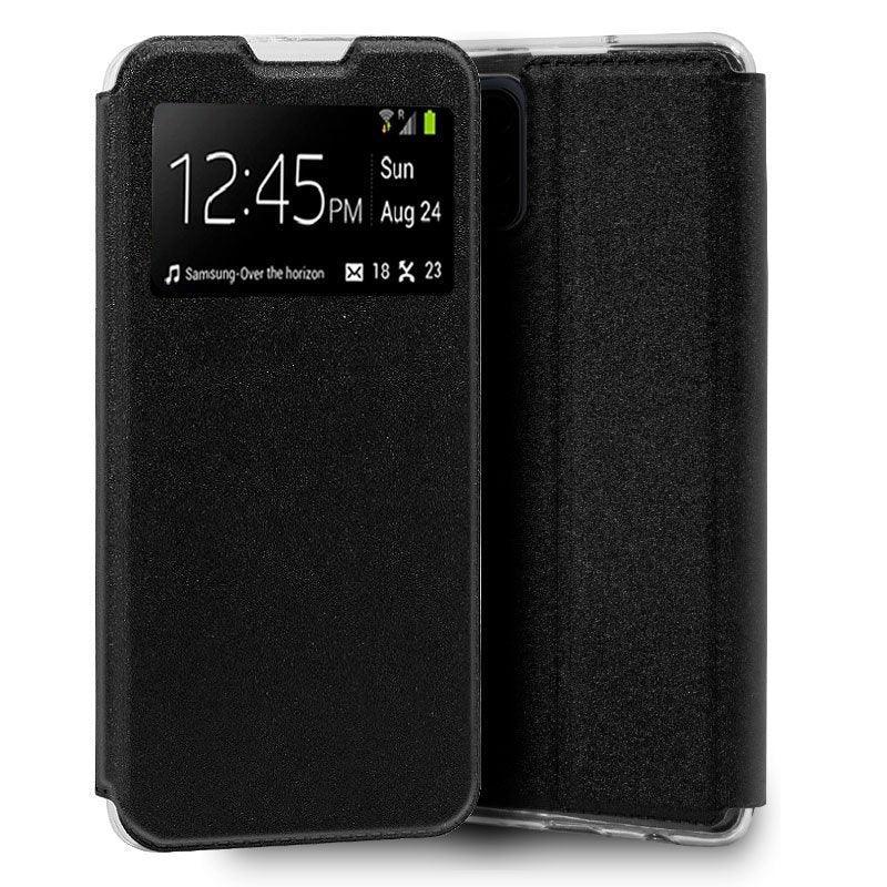 Funda COOL Flip Cover para Xiaomi Mi 10 Lite Liso Negro - PixelPlaza