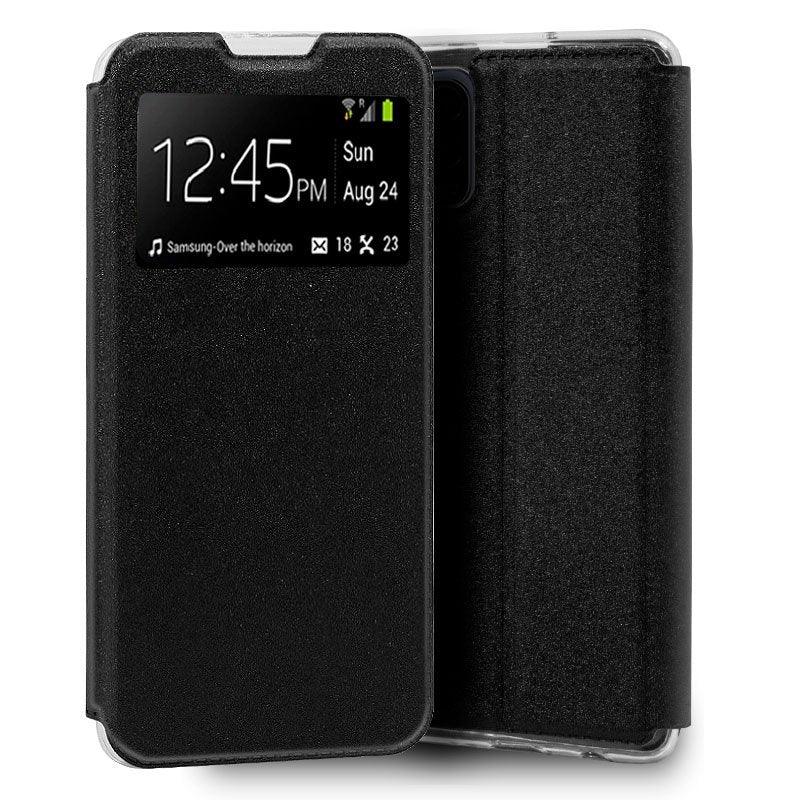 Funda COOL Flip Cover para Xiaomi Mi 10 Lite Liso Negro - PixelPlaza