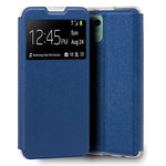 Funda COOL Flip Cover para Xiaomi Mi 11 Lite / Mi 11 Lite 5G Liso Azul - PixelPlaza