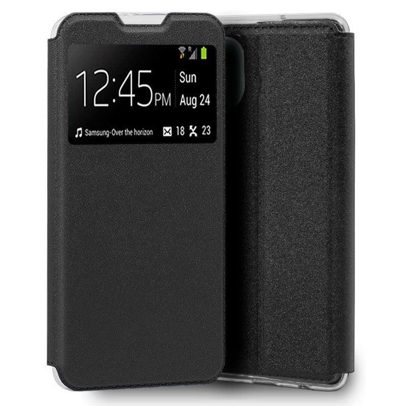 Funda COOL Flip Cover para Xiaomi Mi 11 Lite / Mi 11 Lite 5G Liso Negro - PixelPlaza