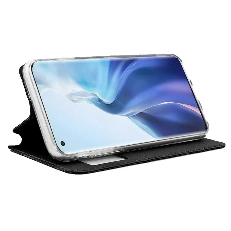Funda COOL Flip Cover para Xiaomi Mi 11 / Mi 11 Pro Liso Negro - PixelPlaza