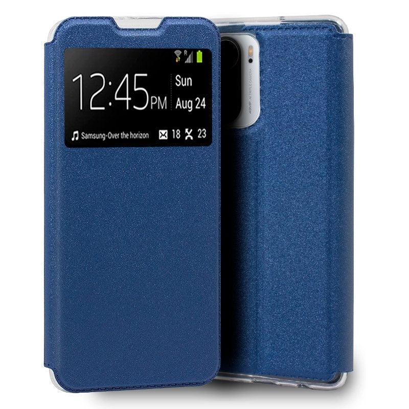 Funda COOL Flip Cover para Xiaomi Mi 11i / Pocophone F3 Liso Azul - PixelPlaza