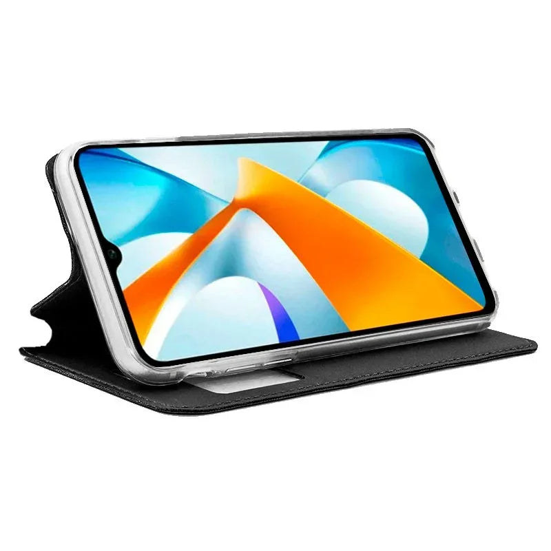 Funda COOL Flip Cover para Xiaomi Poco C40 Liso Negro - PixelPlaza