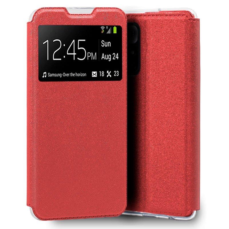 Funda COOL Flip Cover para Xiaomi Poco M4 Pro 5G / Redmi Note 11S 5G Liso Rojo - PixelPlaza